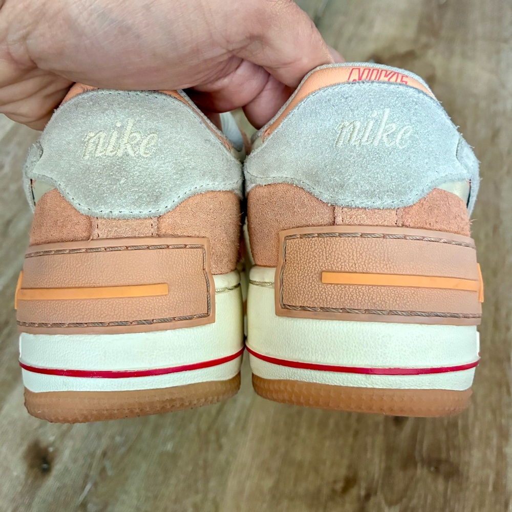 Nike Air Force 1 Shadow 'Sisterhood' Orange White Women’s Shoes Size US8.5 EU40 - Picture 9 of 11